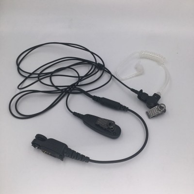 2-Wire Earpiece Headset with Transparent Acoustic Tube For EXCERA EP8100 EP8000 series radio